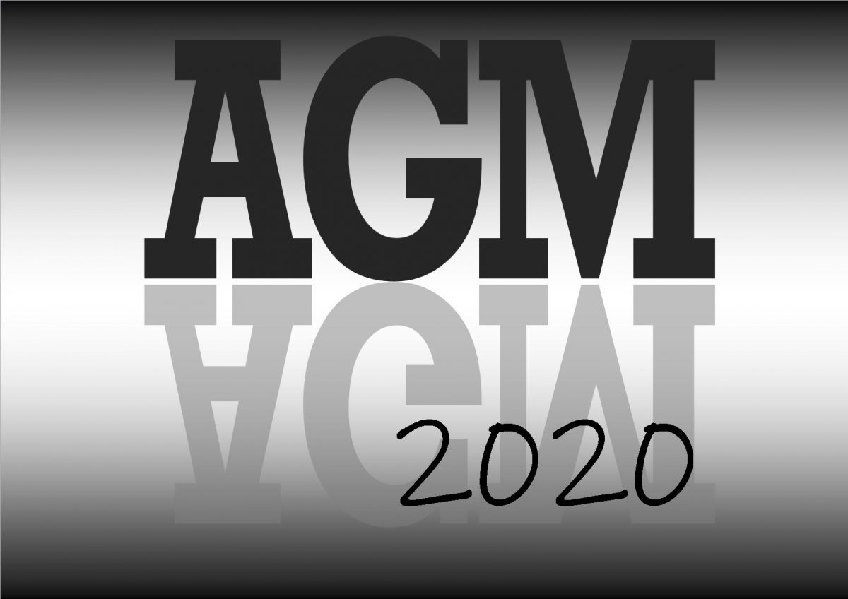 AGM 2020 – will take place on Sunday 23 August 2020 🗓