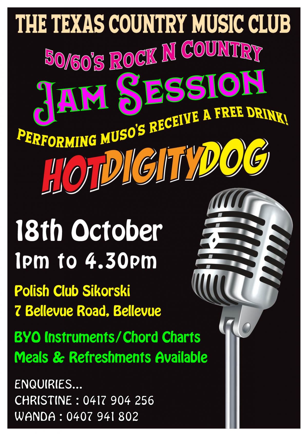 Live Music – every third Sunday of the Month 18 October 2020 🗓