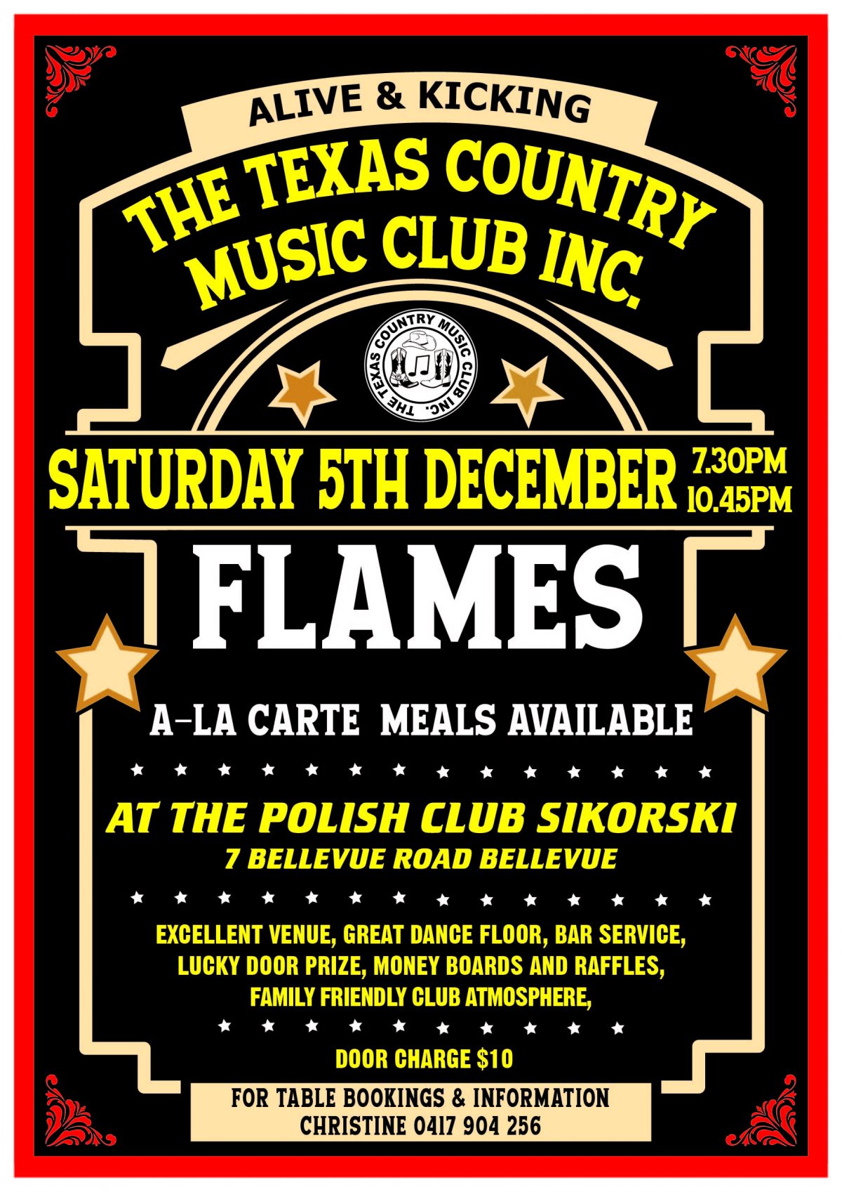 Night Party Texas Style – Saturday 5 December 2020 at 7:30 PM 🗓