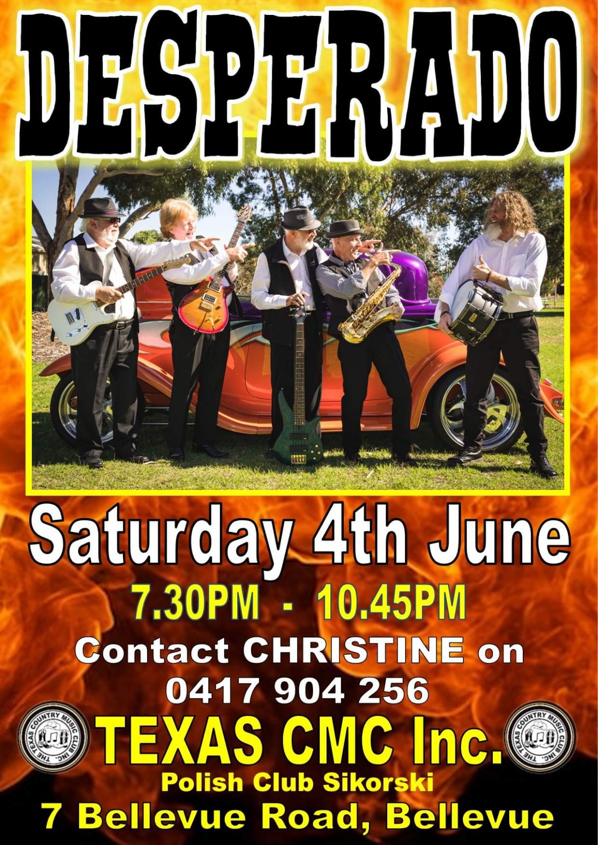 Night Party Texas Style – Saturday 4 June 2022 at 7:30 PM 🗓