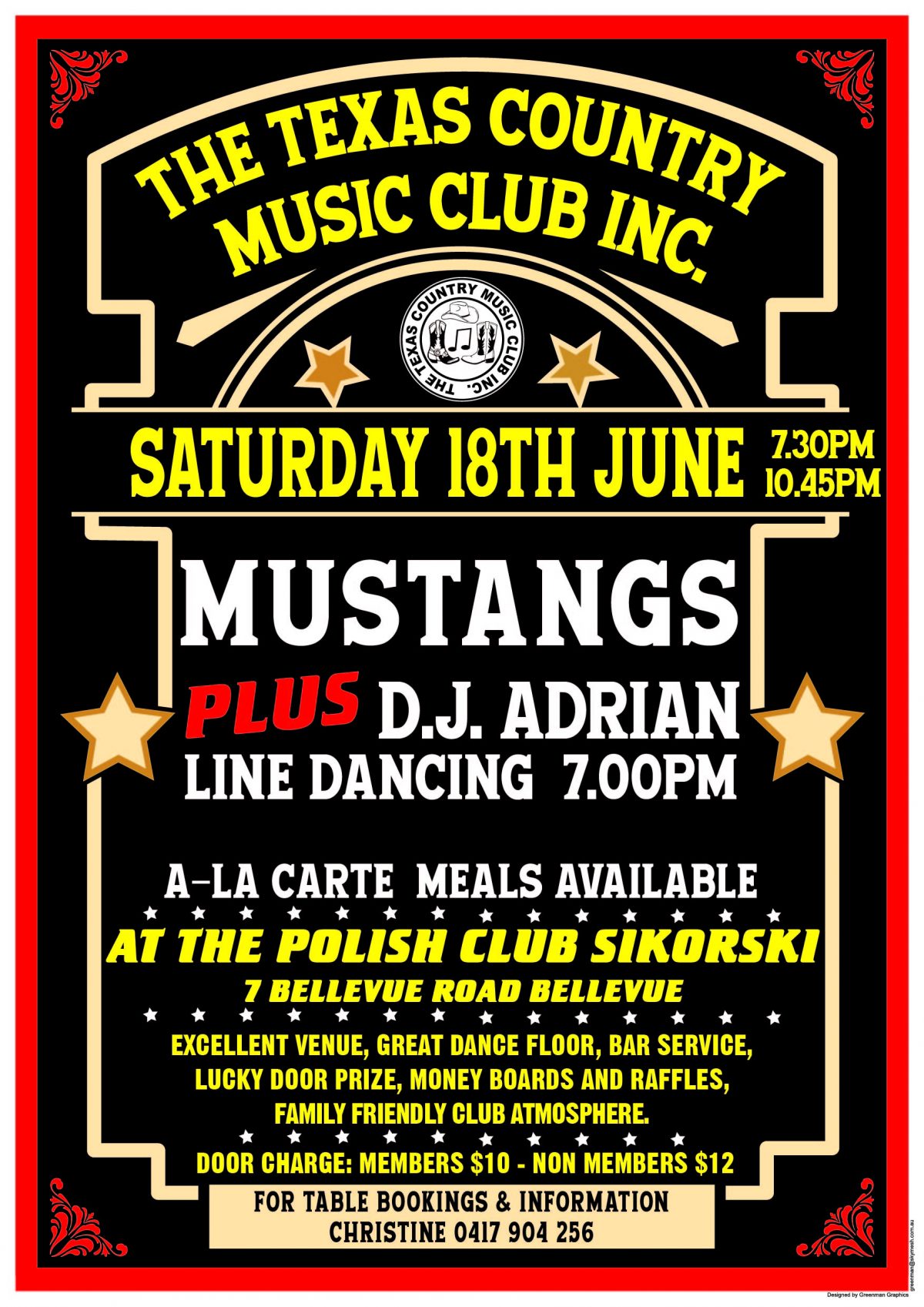 Night Party Texas Style – Saturday 18 June 2022 at 7:30 PM 🗓