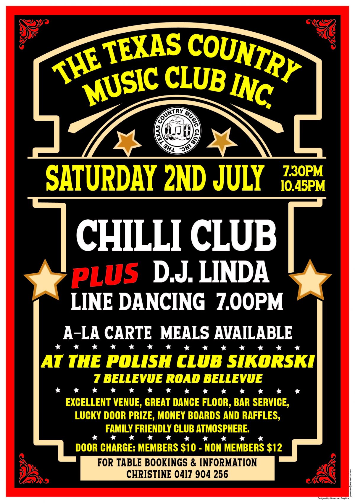 Night Party Texas Style – Saturday 2 July 2022 at 7:30 PM 🗓