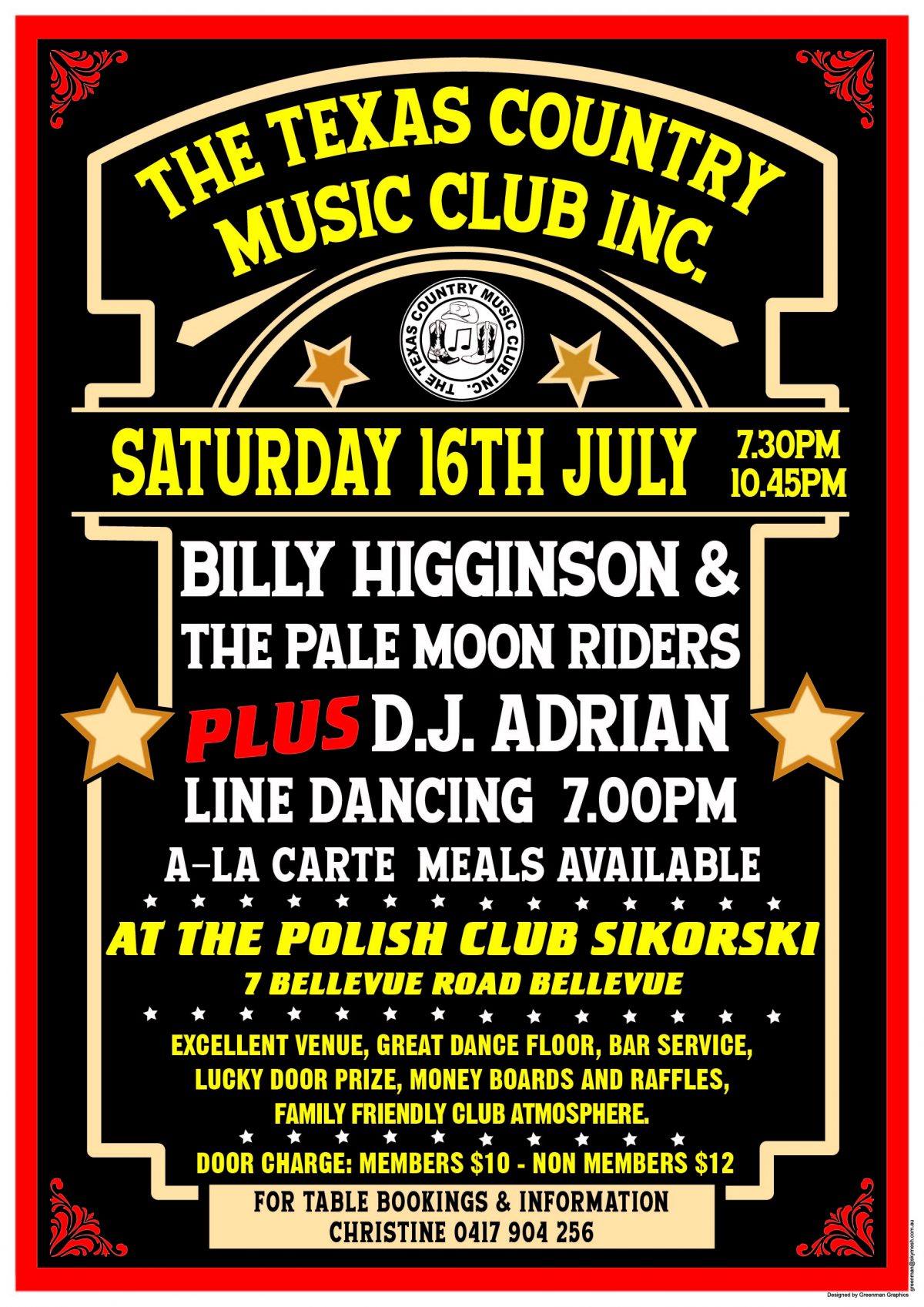 Night Party Texas Style – Saturday 16 July 2022 at 7:30 PM 🗓