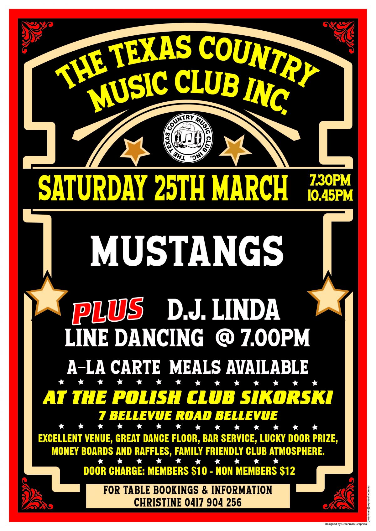 Night Party Texas Style – Saturday 25 March 2023 at 7:00 PM 🗓