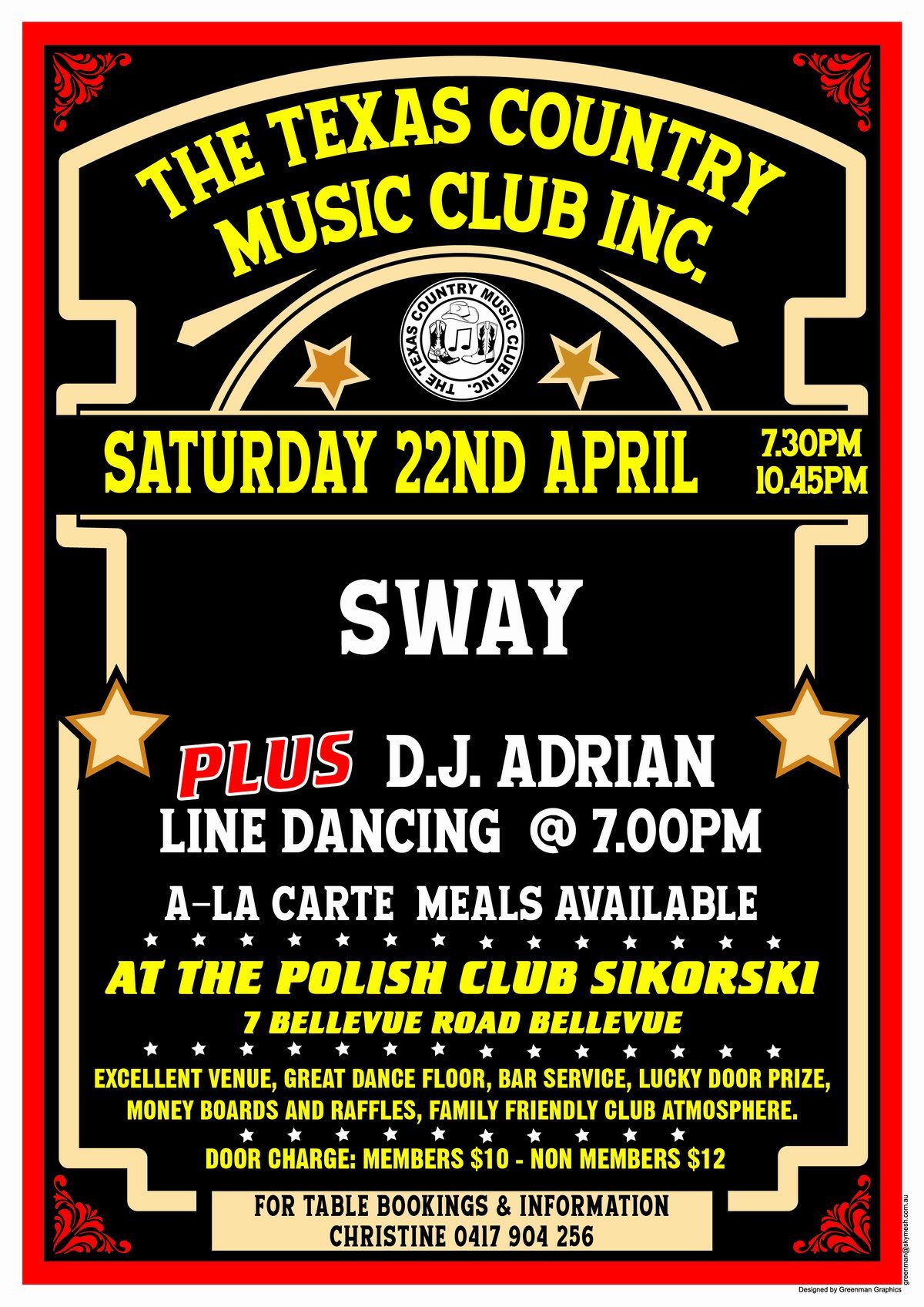 Night Party Texas Style – Saturday 22 April 2023 at 7:00 PM 🗓