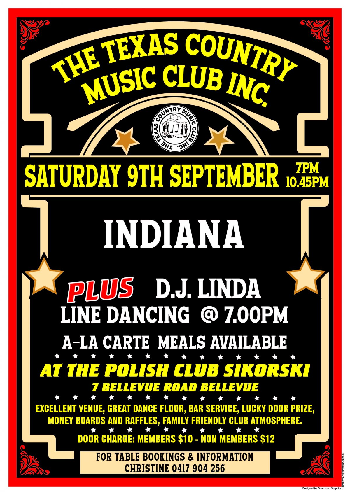 Night Party Texas Style – Saturday 9 September 2023 at 7:00 PM 🗓