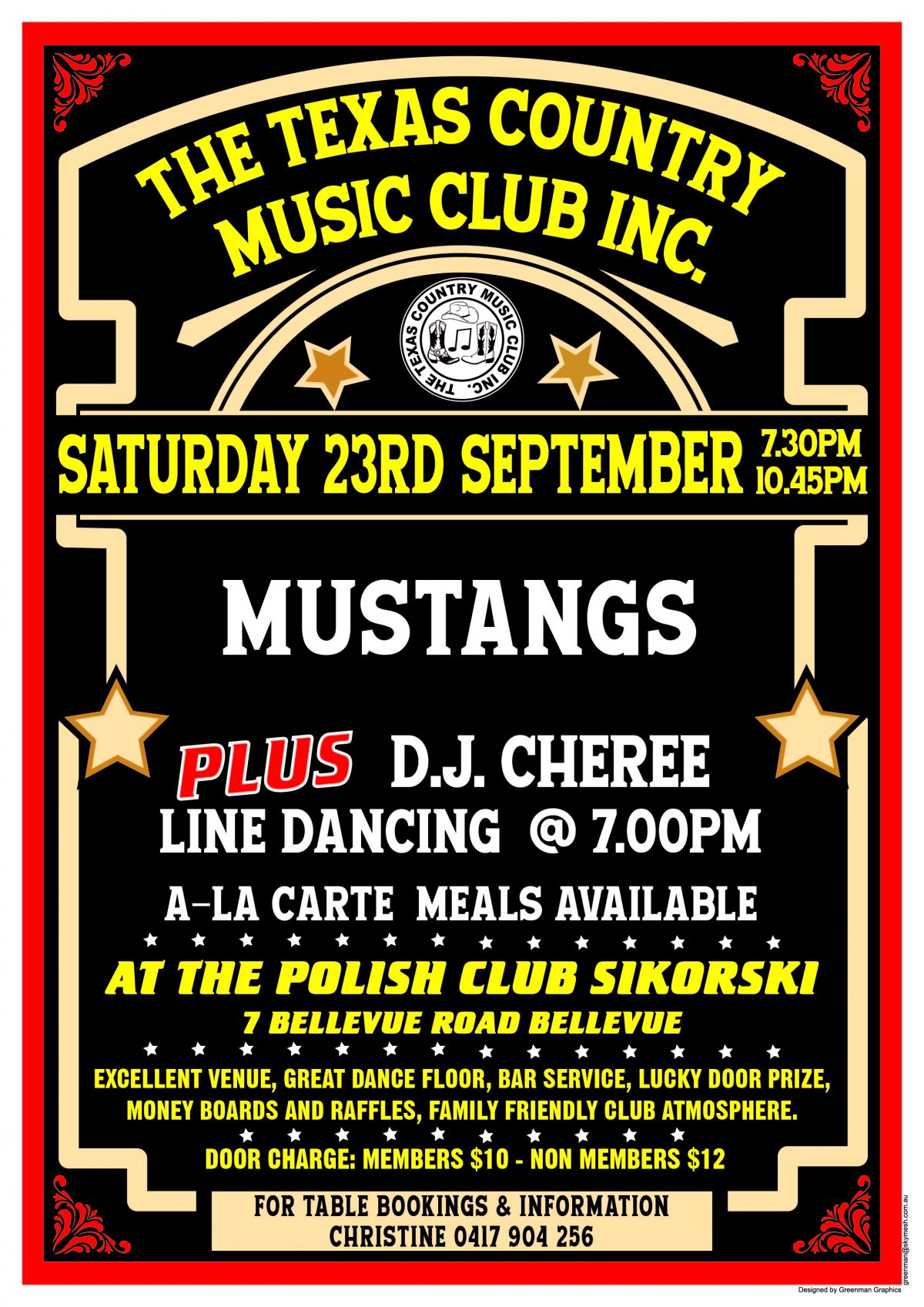 Night Party Texas Style – Saturday 23 September 2023 at 7:00 PM 🗓