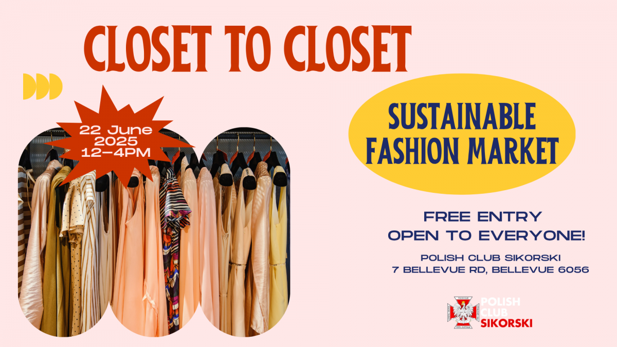 Closet to Closet; Sunday 22 June 2025 at 12PM 🗓