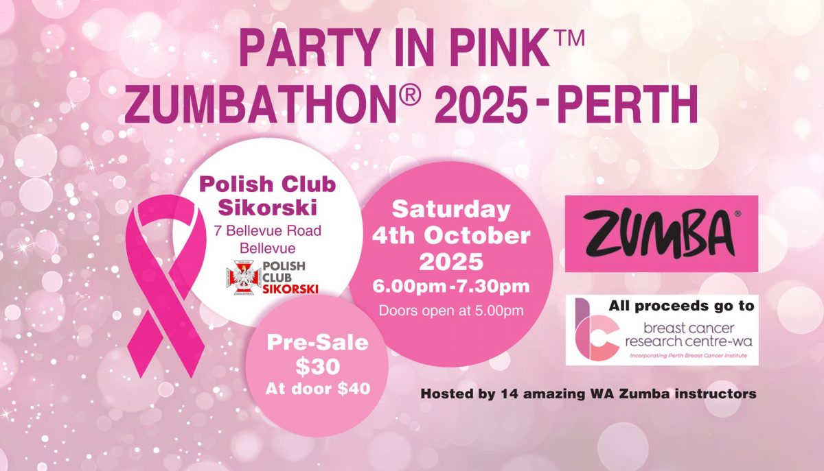 Zumbathon® Party in Pink; Saturday 4 October 2025 at 5PM 🗓
